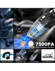 Kit de Limpieza de Autos AUTODECO 41 Piezas con Aspiradora 2