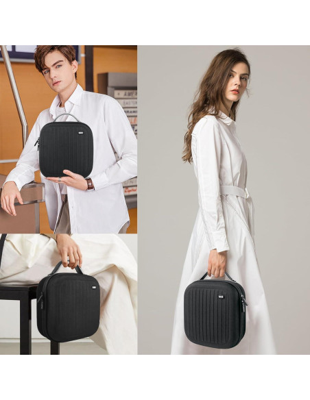 Funda Dura Krypthos para Meta Quest 3S/3/2 y Vision Pro - Negro