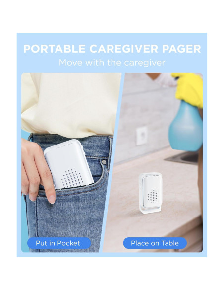 Alarma de cama Yiwei KS-SF20R con sensor de movimiento