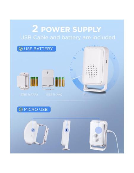 Alarma de cama Yiwei KS-SF20R con sensor de movimiento
