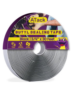 Cinta de sellado de butilo ATack 19mm x 9m a prueba de fugas