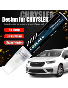Pintura de Retoque COSLAKE 12ml Blanco Brillante PW7/GW7 Chrysler 2