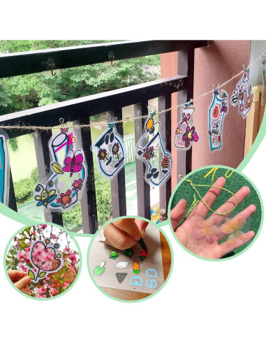 Benvo 10 Hojas de Plástico Termocontraíble A5 para Manualidades