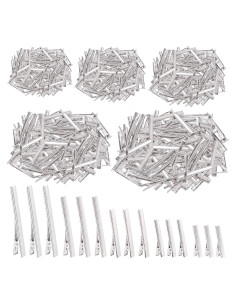 Kit de 270 Clips de Pelo Cocodrilo Swpeet - 5 Tamaños Metal