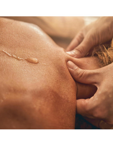 Vela de Aceite de Masaje MELONY 230 g Soja Natural Vainilla Ámbar