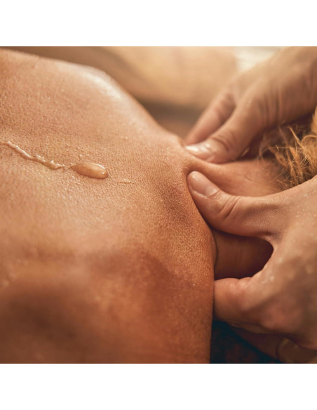 Vela de Aceite de Masaje MELONY 230 g Soja Natural Vainilla Ámbar