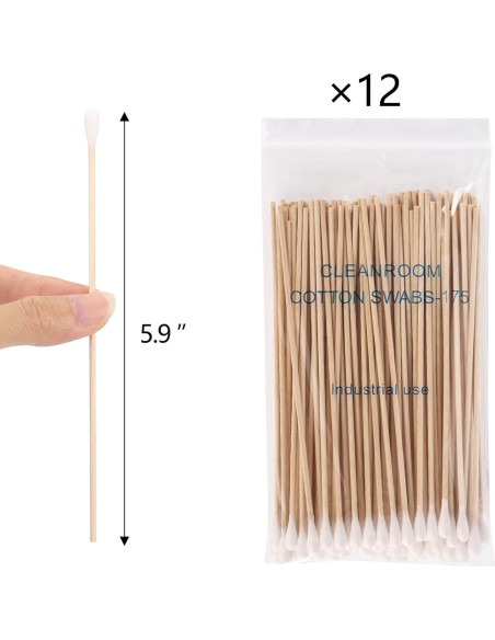 Bastones de Algodón Largos BTYMS 15.24 cm - 1200 Cuento