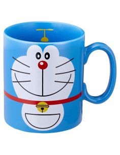 Taza Grande Doraemon Kaneshotouki 500ml Azul Cerámica