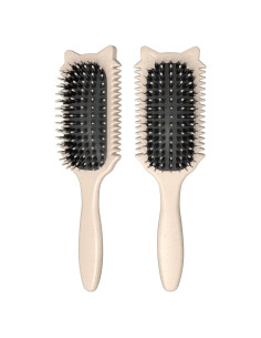 Cepillo Definidor de Rizos QYuekar Beige 23.6x6.6cm