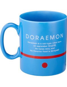 Taza Grande Doraemon Kaneshotouki 500ml Azul Cerámica 2