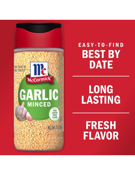 Ajo Picado McCormick 85g - Sabor Suave y Redondeado