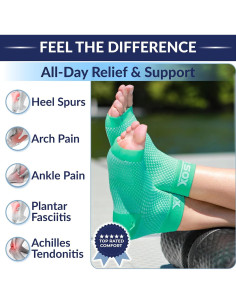 Calcetines de Compresión SB SOX para Fascitis Plantar - Negro Pequeño 2