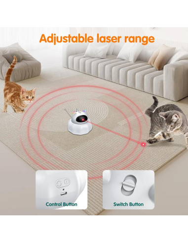 Juguete Interactivo para Gatos VIWIK 4 en 1 Automático USB
