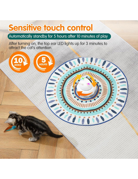 Juguete Interactivo para Gatos VIWIK 4 en 1 Automático USB