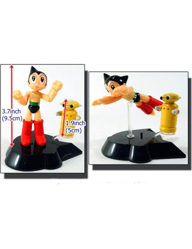 Figura de Acción Astro Boy y Robita Takara Tomy 2003 Nueva