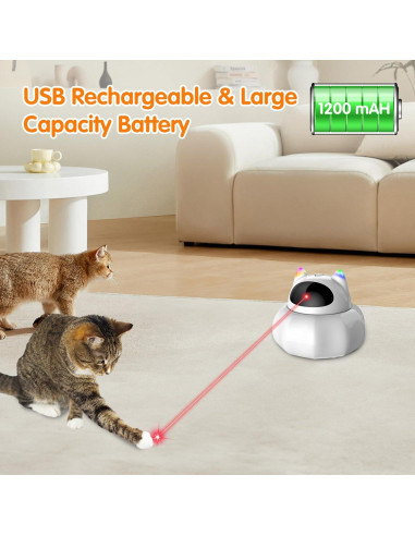 Juguete Interactivo para Gatos VIWIK 4 en 1 Automático USB