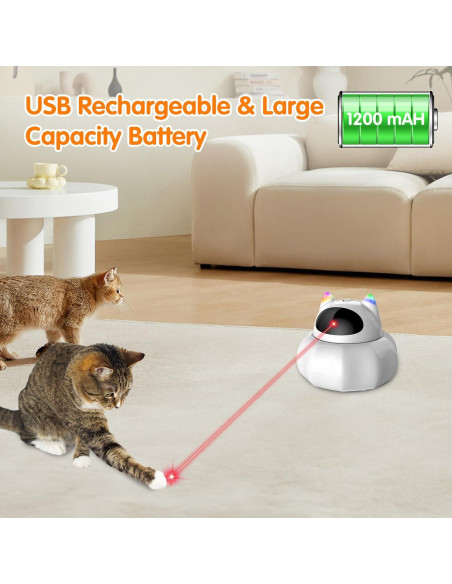 Juguete Interactivo para Gatos VIWIK 4 en 1 Automático USB