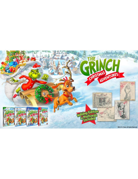 Juego de Plataformas La Aventura Navideña del Grinch PS4