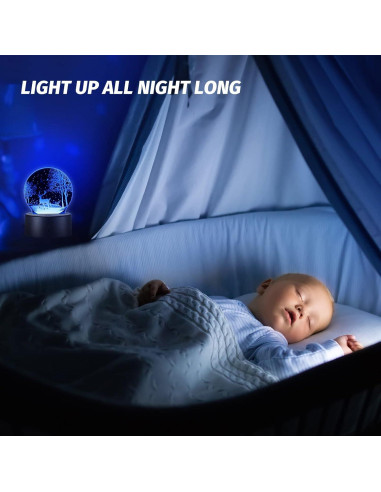 Conjunto de Base de Lámpara LED 3D Riakrum con 12 Hojas Acrílicas