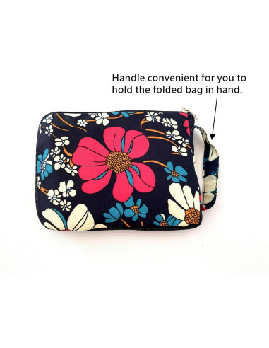 Bolsas de Compras Reutilizables Konish Plegables con Cremallera