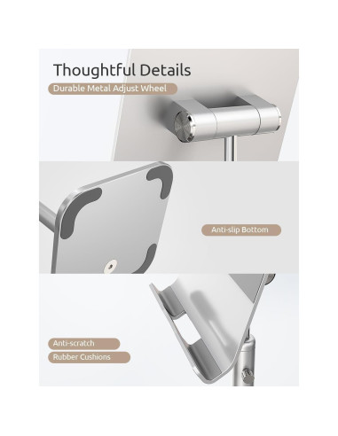 Soporte Ajustable para Tablet ODOSOLA Plata 24-43.94 cm