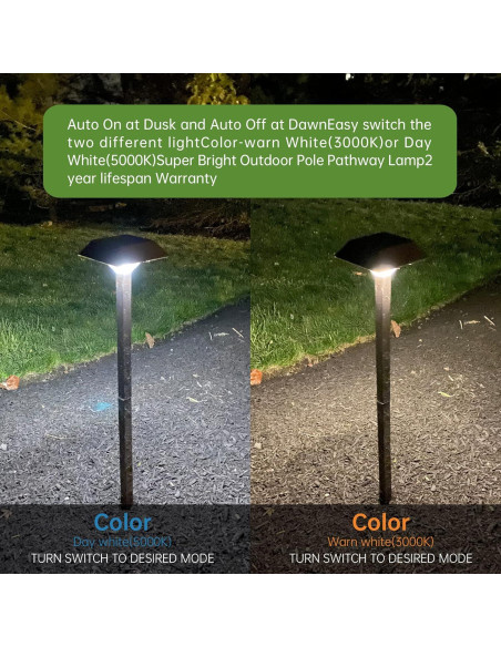 Luces Solares para Caminos Bobcat 300 Lúmenes 2-en-1