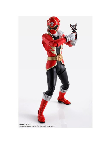 Figura de Acción Gokai Rojo S.H. Figuarts BANDAI 145 mm