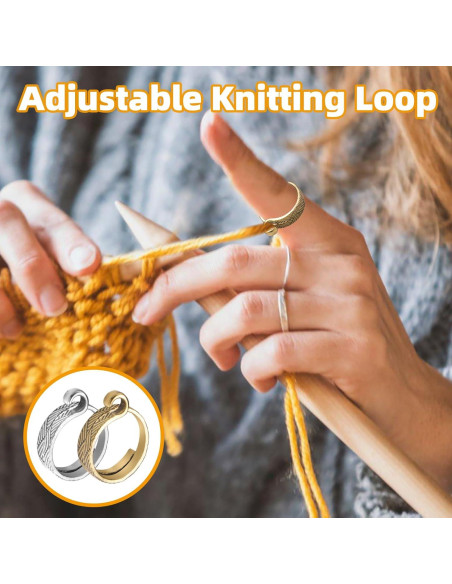 20 Marcadores de Punto Tatiwoo Abeja y Panal para Tejer