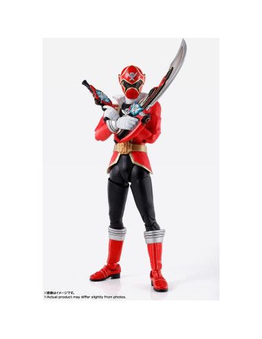 Figura de Acción Gokai Rojo S.H. Figuarts BANDAI 145 mm