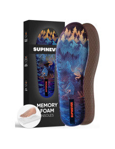 Plantillas de Espuma de Memoria SUPINEVER 6.5H-7.5M Alivio Dolor