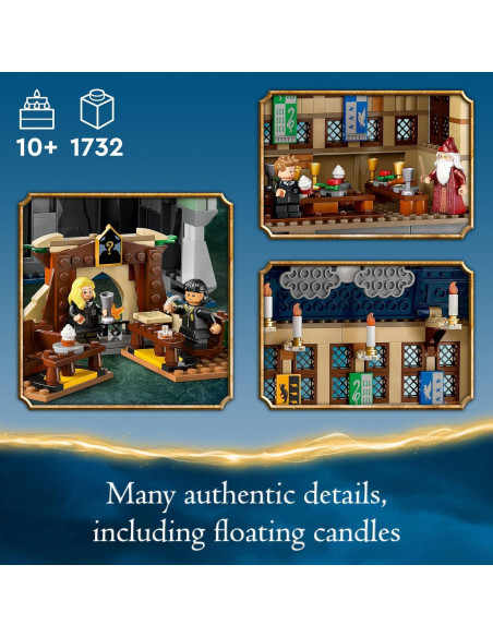 LEGO Harry Potter Castillo de Hogwarts 76435 - Gran Comedor 1732 Piezas