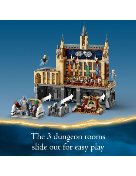LEGO Harry Potter Castillo de Hogwarts 76435 - Gran Comedor 1732 Piezas