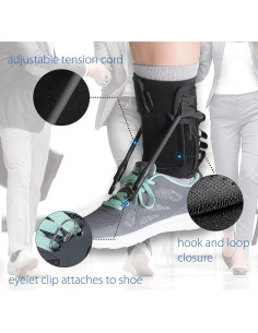 Soporte de Tobillo FootFlexor AFO Ajustable para Hombres y Mujeres 2