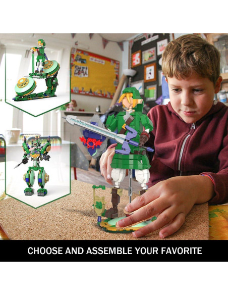 Set de Construcción 3 en 1 TOY PLAYER Zelda - 850 Piezas