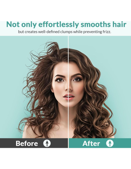 Cepillo Definidor de Rizos GFDCK Verde 1PC - Antifrizz y Ergonomico