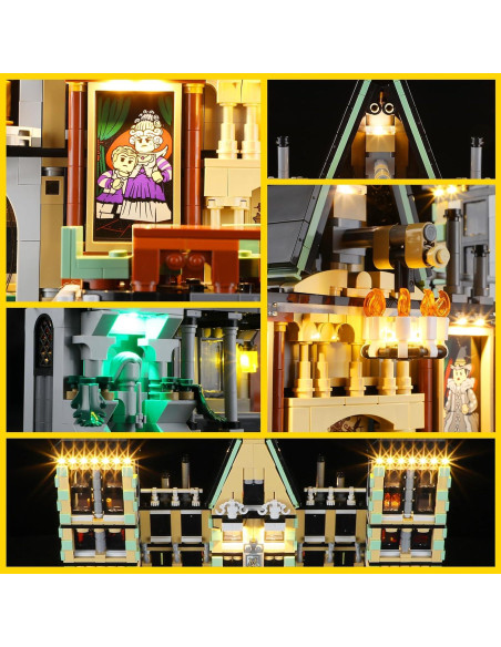 Kit de Luz BOOZUU para Lego 76453 Mansión Malfoy LED