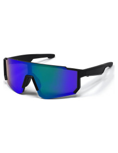 Gafas Deportivas Inteligentes QJF Azul Bluetooth UV400
