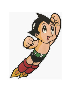 Pegatina Vinilo 5" Astroboy Anime Robot Vision Graphics