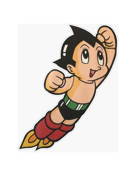 Pegatina Vinilo 5" Astroboy Anime Robot Vision Graphics