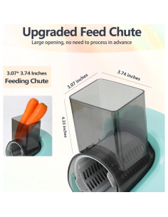 Cortador de Verduras Eléctrico ROXVIEL 3 en 1 con Cuchillas de Acero 2