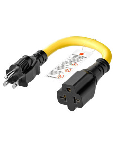 Adaptador de Enchufe CA 4 en 1 Plugrand 12AWG 15A 125V