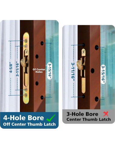 Juego de Manijas para Puerta Corrediza MaxxGeek con Llave