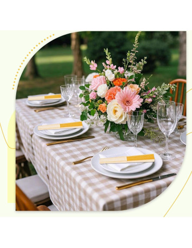 12 Abanicos de Papel Amarillo Plegables JOHOUSE 21 cm