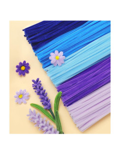 Limpiapipas Chenille IOOLEEM 200pcs 5 Colores para Manualidades