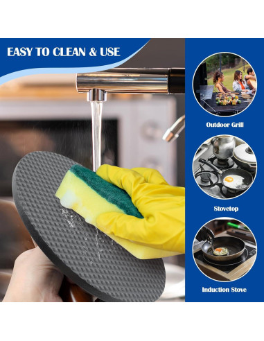 Prensa de Tocino y Hamburguesa de Hierro Fundido 10" y 7"