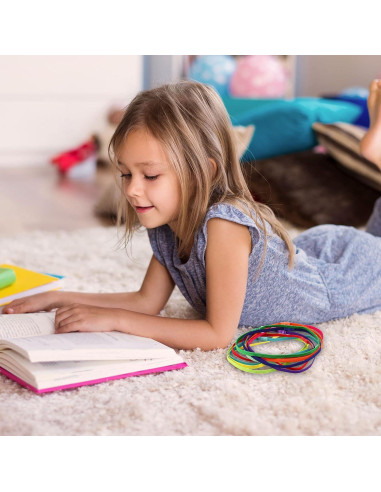 Juego de 20 Marcadores de Libros Elásticos Zonon Multicolor