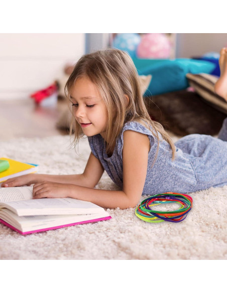 Juego de 20 Marcadores de Libros Elásticos Zonon Multicolor