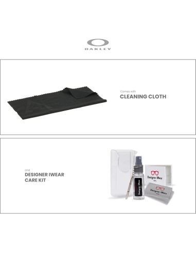 Lentes de Reemplazo Oakley Gascan OO9014 Iridium Negro + Kit