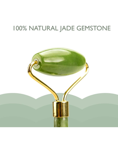 Set de Máscara Facial de Hielo y Rodillo de Jade - Antienvejecimiento