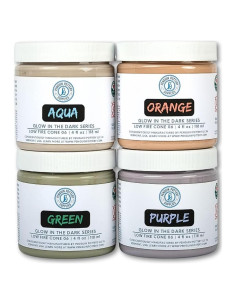 Esmalte Cerámico que Brilla en la Oscuridad Penguin - Set 1